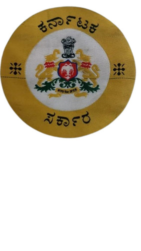 Round Woven Patch - Woven Material, Laser Cut, Multicolor, Printed Pattern | Washable, Round Shape, Suitable for Garment Use