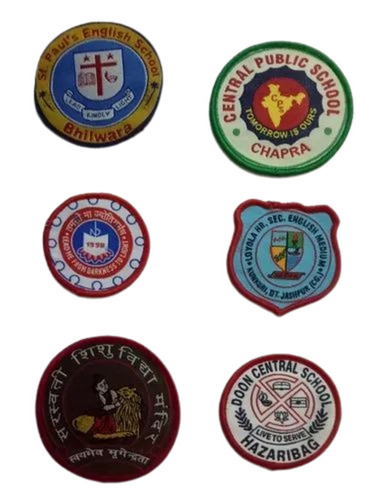 School Uniform Labels - Polyester, 2.5 Inch Round, Multicolor | Ideal for School Uniforms, Packaged in a Box