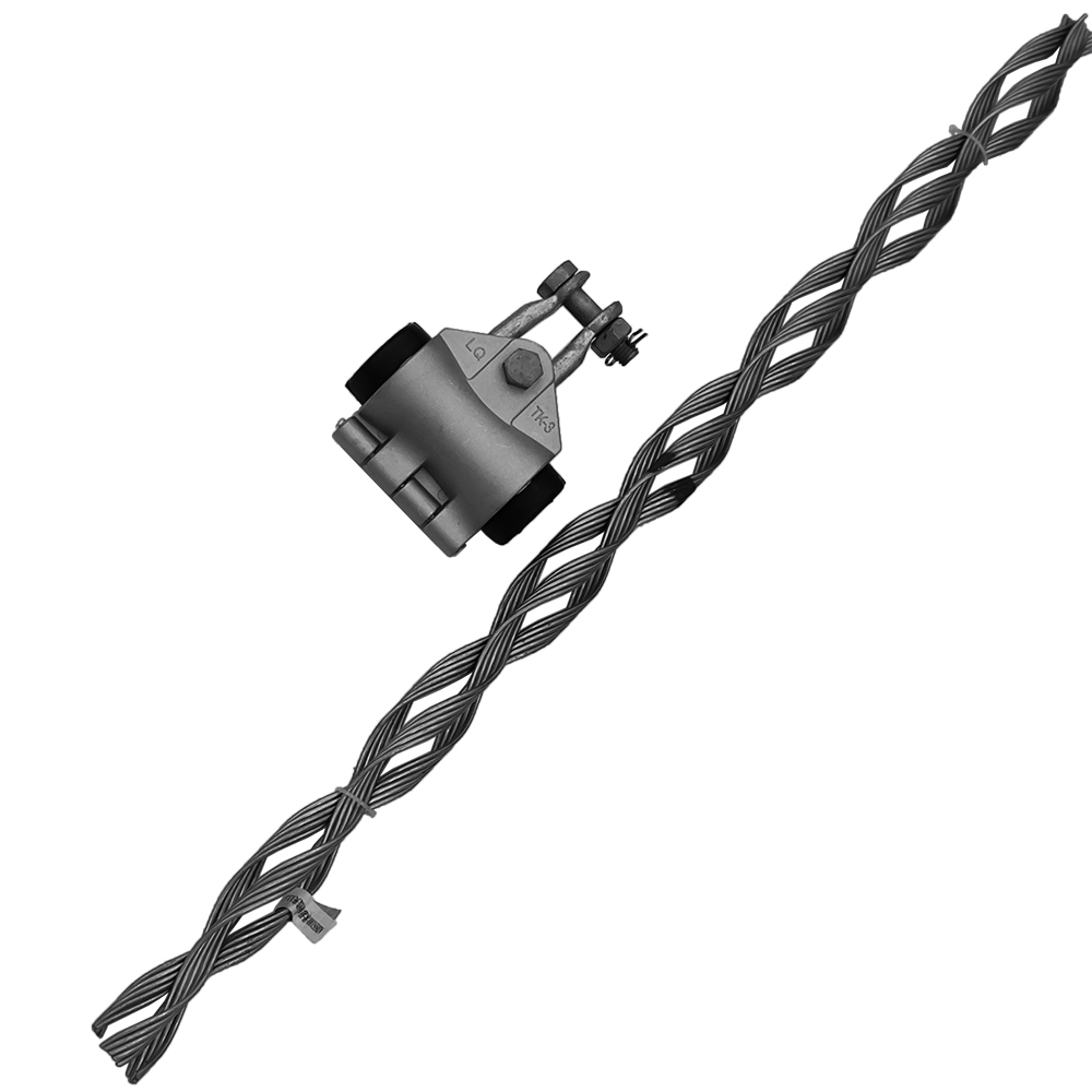 ADSS Cable Helical Guy Grip Wire Rod Suspension Dead End Clamp Tangent Clamp