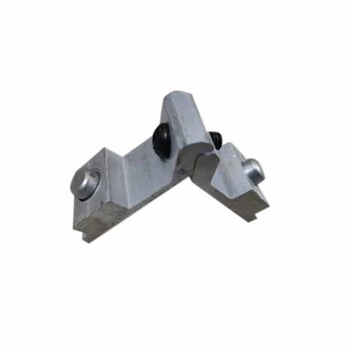 Corner Cleat - Aluminum, 10-50g, 5-10mm Thickness | Silver Color, Metallic Grey Finish, Suitable for Various Sizes