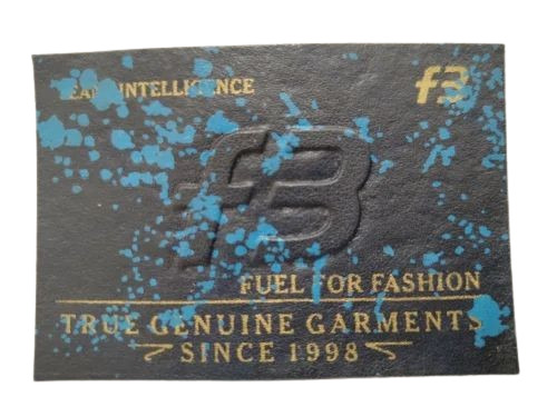 Embossed Jeans Pu Labels