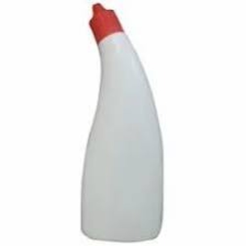 Empty Toilet Cleaner Bottle - Color: White