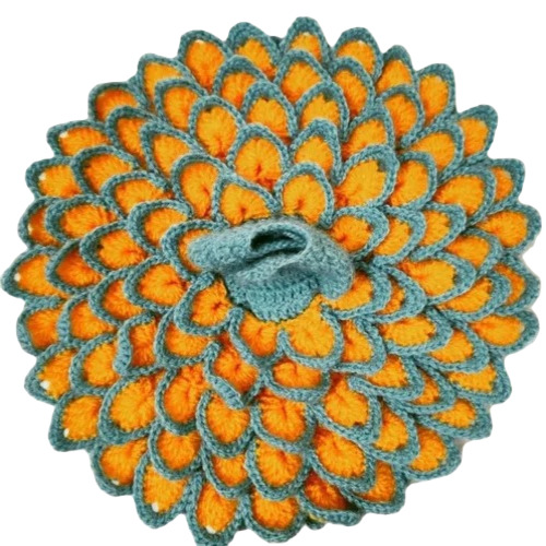 Laddu Gopal Dress - Handmade Woolen Size 2 Yellow | Durable Lightweight Washable Indian Religious Style