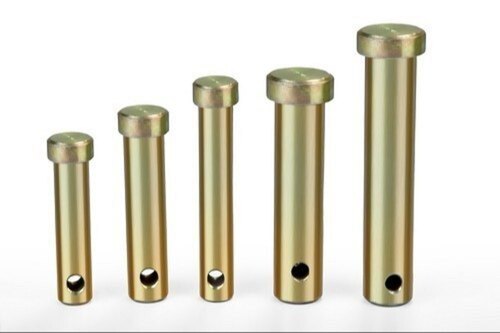 Link Pin - Mild Steel, Size 12mm-32mm, Polished Surface Treatment, Round Shape | Ideal for Tractor Linkage Applications