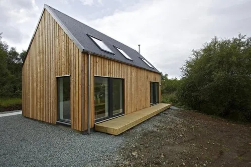 Modular Cottage - Spacious Aluminum Sheet Structure, Five Aluminum Doors, Eight Sliding Windows, Low Maintenance Design