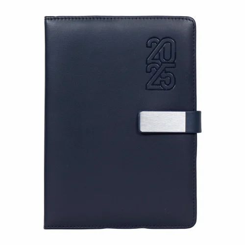 Personalized Blue 2025 A5 Dated Diary 12 Months 365 Pages