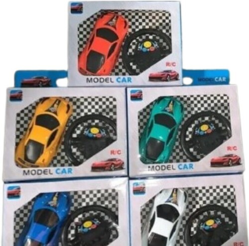 Plastic Mini Toy Car - Standard Size, Various Colors | Lightweight, Perfect for Gifting