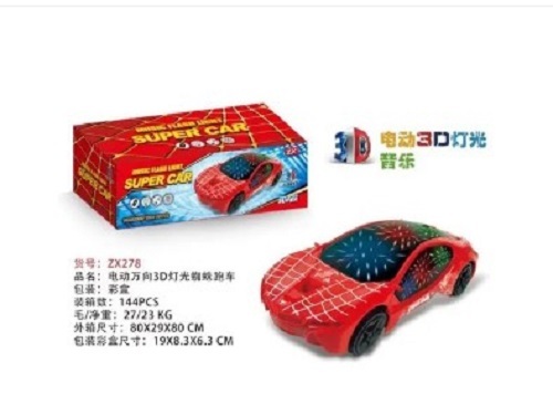 Red Plastic Car Toy