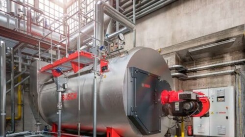 Steam Boilers  - Color: Silver