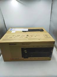 Black Denon AVR-X2800H, 7.2ch, WiFi, Blutooth, 8K AV Receiver