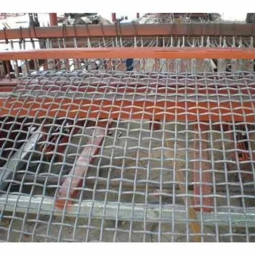 Gi Crimped Wire Mesh - Stainless Steel, Standard Size, Silver Color | Woven Mesh, Hot Rolled for Corrosion, Rust, Water Resistance