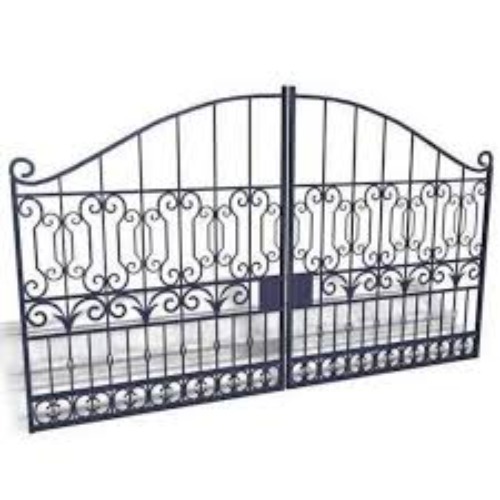 Mild Steel Main Gate - Color: Black