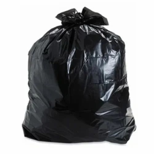 Plastic Garbage Bags - Medium Size, Black PP Material | Moisture & Water Resistant, Lightweight, Foldable, Eco-Friendly, Recyclable
