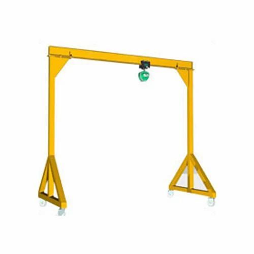 Single Girder Gantry Crane - Color: Yellow