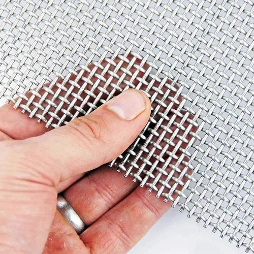 Stainless Steel Wire Mesh - Polished Grey Steel Wire Mesh | Durable, High Strength, Corrosion Resistant, Stylish Design