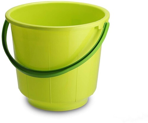 Sturdy Build Plastic Bucket - Color: Green