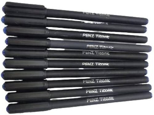 Ball Pen - Plastic, Standard Size, Black | Smooth Writing Experience, Quick-Drying Ink, Comfortable Grip, Retractable Design, Leak-Proof System, Precision Ballpoint for Clean Lines