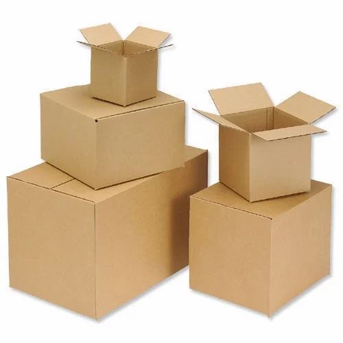 Brown Carton Box - Rectangular, Type E Flute, Moisture Proof, Laminated Coating, Foil Stamping | Weight Capacity 5-10 Kg, Lithography Printing