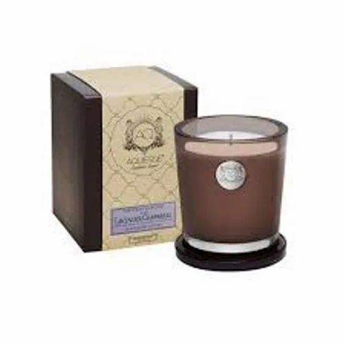 Candle Packaging Box - Bleached Kraft Paperboard Rectangular Shape Brown Color Moisture Proof Property 400-460 GSM Spot UV Printing Litho-Laminated Coating