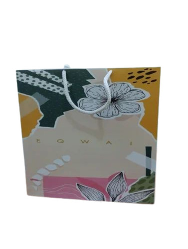 Designer Shopping Paper Bag - Printed Paper Multicolor | Biodegradable Moisture Proof Recyclable Rope Handle