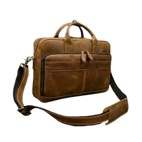 Leather Laptop Bags - Color: Tan Brown Black  Cherry