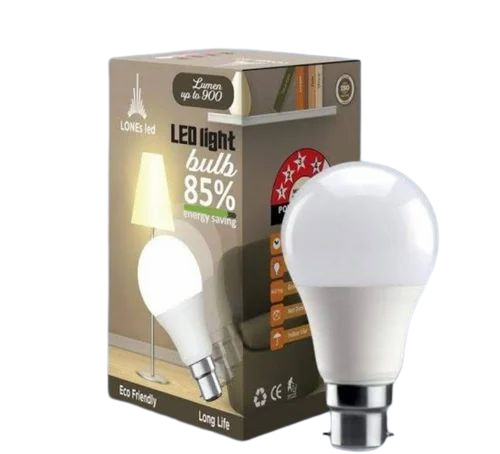 Led Bulb Packaging Box - Corrugated Paper, Rectangular, Multi Color | Gloss Varnish Finish, Window Patch, Biodegradable, Moisture Proof, Debossing