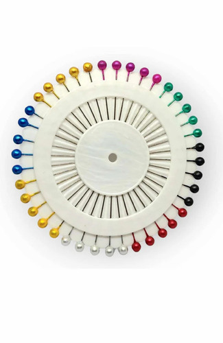 Pearl Head Pins - Metal Steel, Multicolor | Rust Proof, Good Quality, New Condition for Art and Craft Projects