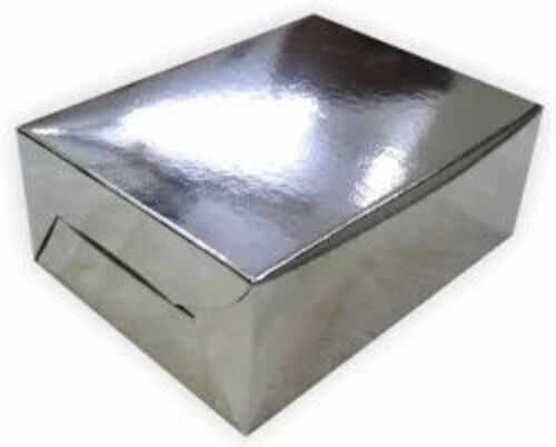 Silver Metallic Box - Gloss Finish, ITC Paper & Silver Lamination | Durable, Elegant, Versatile Design