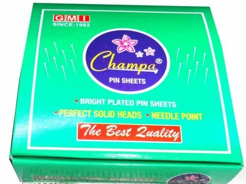 Steel Paper Pins - Box of 50pcs | Rust Proof, Silver Metal, Ideal for Office and Textile Use