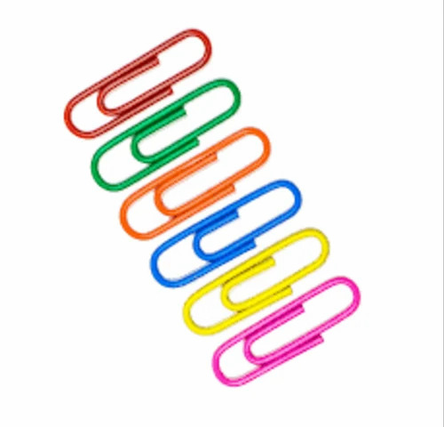 Streamline Paper Clips - Steel U Shape, 35 mm, Multicolor | 1000 Box Pack, Long Lasting, Rust Proof Office Essential