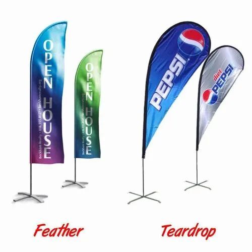 Teardrop Flag - Flagpole Material: Acrylic