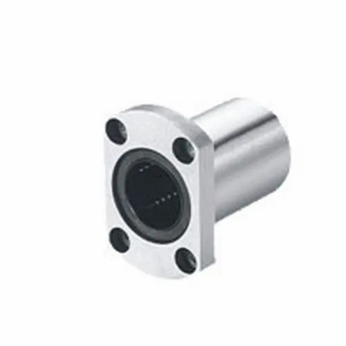 30mm Stainless Steel Flange Linear Bearing For Industrial - Silver, Corrosion Resistant, High Strength, Flanged Roller Bearing Type | Durable, Designed for Commercial Use