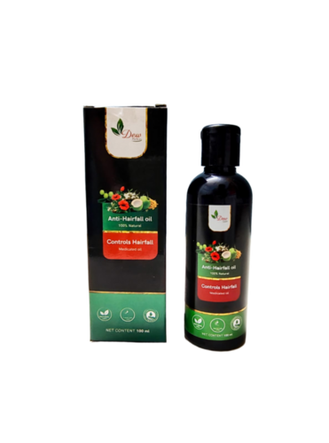 Anti Hair Fall Herbal Hair Oil - Color: Brown (May Vary Due To Natural Ingredients)