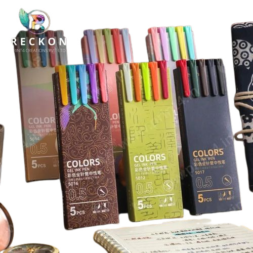 Ball Pen Packaging Box - Printed Paper Multicolour Design | Stylish and Eco-Friendly Ball Pen Packaging Solution