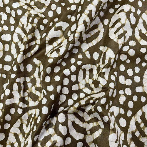 Cotton Batik Printed Fabric - Color: Available In Many Different Colors