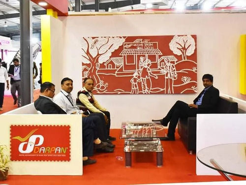 Customized Fabricated Exhibition Stands - Wood Material, 1000 Meter Size, Multicolour Display | Promotional Application, All Design Options Available