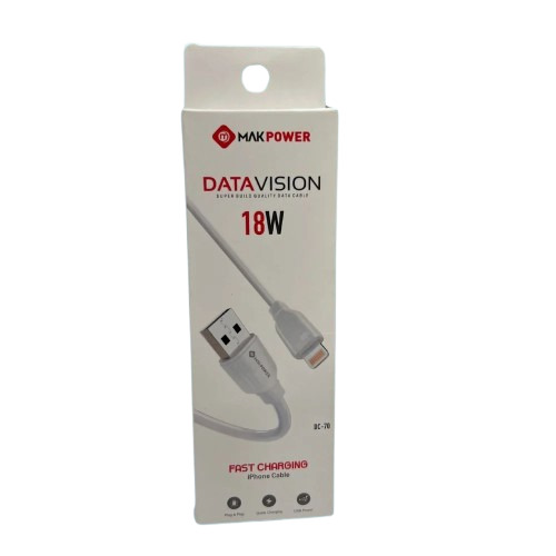 Mobile Data Cable Packaging Box - Unbleached Kraft Paperboard, 350 GSM , Multi Color, Rectangular Shape with Spot UV Printing