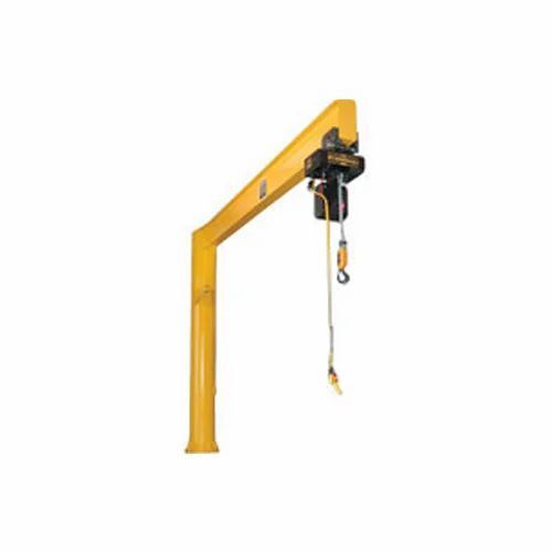 Pillar Mounted Jib Crane - Color: Yellow