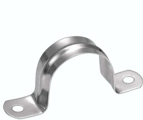 Stainless Steel U Clamp - Stainless Steel Material, U Shape Structure, Silver Color | Rust Free, Corrosion Resistant, Industrial Grade, Fitting Use
