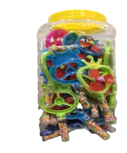 Strawberry Lovely Toys Candy - Eggless Sweet Solid Candy, 50 Pieces per Pack | Shelf Life 9 Months, Good in Sweet Plastic Packaging