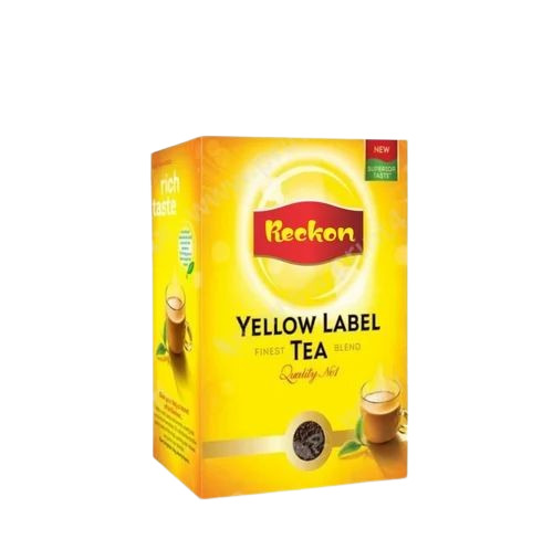 Tea Packaging Box - Multicolour Printed Paper | Yellow Color, Perfect for Elegant Tea Gift Presentation