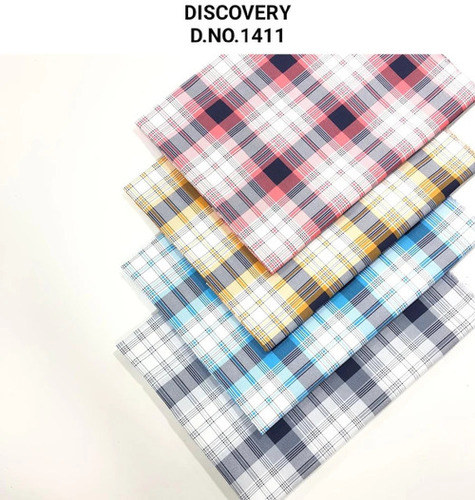 100% Pure Cotton Fabric For Shirting - 100% Cotton, Multi-color, Washable, Shrink Resistant | Ideal For Textile Industry Applications