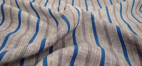 140 Gsm Check Linen Shirting Fabric - 100% Linen, Soft Texture, Shrink-resistant, Various Colors, Ideal For Shirt Material And Textile Industry