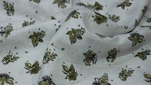 140 GSM Printed Linen Fabric - Soft Checked 100% Linen, Shrink Resistant, Washable, Various Colors for Textile Industry, Ideal for Shirts