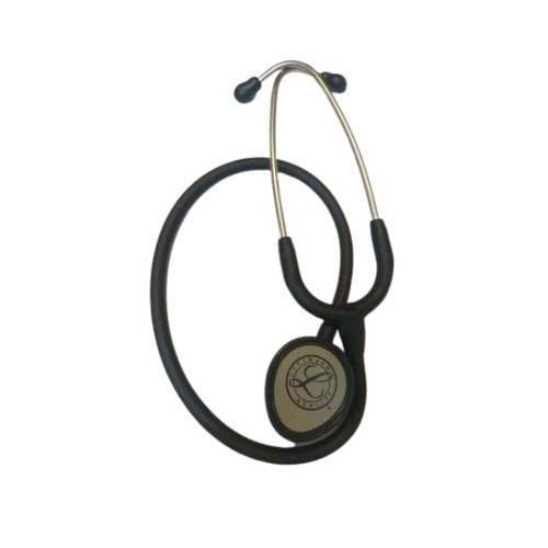 Stainless Steel Black Tube Pediatrics Stethoscope - Single Sided Tunable Diaphragm Polished Finish | Higher Level Of Accuracy Rust Proof Safe To Use