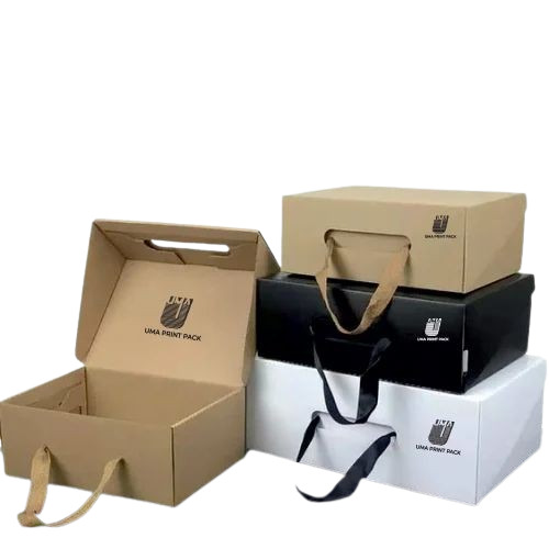 Corrugated Mailer Box - 3 Ply Fully Recycled, Multi Color Matte Finish with Biodegradable Properties | Perfect for Apparel, Healthcare, and Office Supplies