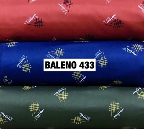 Designer Cotton Printed Shirting Fabric - 100% Cotton, Various Colors | Washable, Shrink Resistant, Textile Industry Application