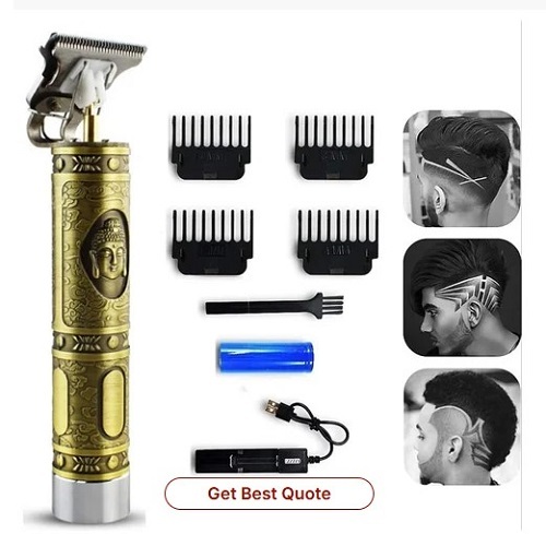 Electric Metal Hair Trimmer - Low Power Consumption, Easy to Carry , User Friendly, Solid Form with Various Colors for Male Hair Styling