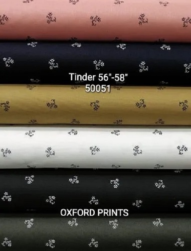 Fancy Oxford Print Cotton Fabric