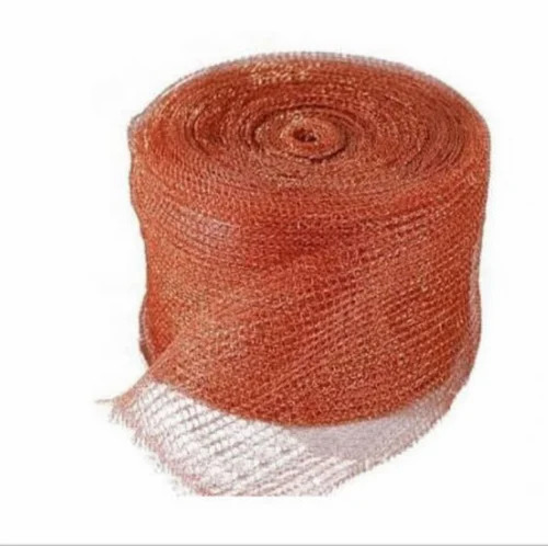 Knitted Wire Mesh - Color: Copper